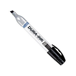 DURA-INK Metal Barrel Chisel Permanent Ink Marker DURA-INK Metal Barrel Chisel Permanent Ink Marker